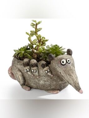 Blob House Hattie The Mama Opossum Planter Pre-owned